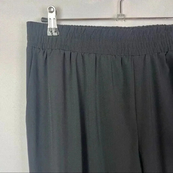 Aqua Black Tapered Leg Elastic Waist Jogger Pants S - Picture 3 of 4